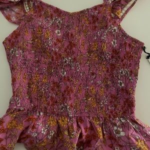 Flower blouse, size small, brand japza